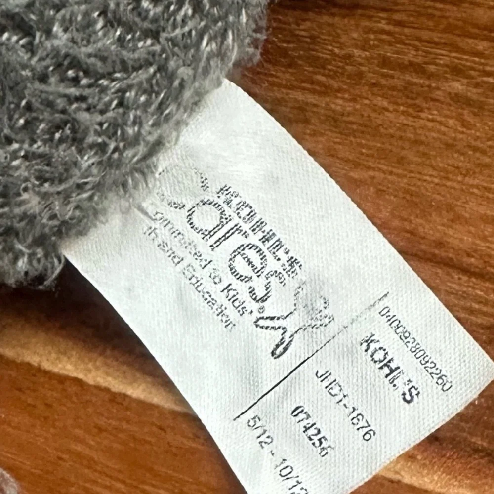 Kohls Cares Aesops Fables Grey Hooty Owl Plush Stuffed Gray 10